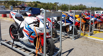 Transport moto sur circuit Transport moto sur circuit